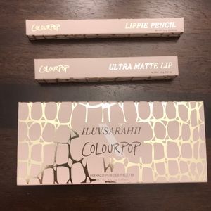 Colourpop x iluvsarahii eyeshadow and lippie